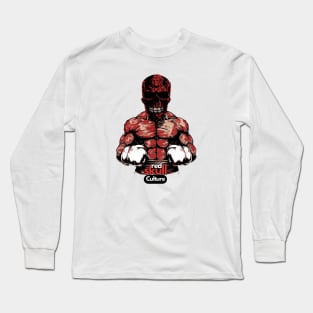 Red Skull Culture, Boxer Edition, Unisex t-shirt, boxing t-shirts, boxing lovers, gift for boxing fans, skull t-shirts Long Sleeve T-Shirt